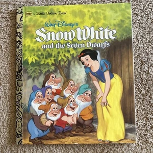 "Snow White & The Seven Dwarfs" 1997 Walt Disney Little Golden Book Classic NEW - Picture 1 of 3