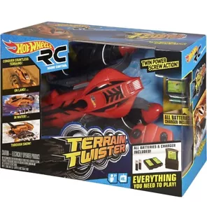 Hot Wheels Remote Control Terrain Twister Use In Water, Land, And Snow RED - Picture 1 of 1