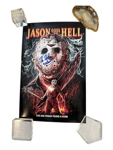 Foto firmata Kane Hodder autografata Jason va all'inferno 11"x17" - Foto 1 di 3