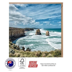 Tarjeta de felicitación de 12 apóstoles del Océano Pacífico - Australian Designs The Scenery set - Imagen 1 de 3