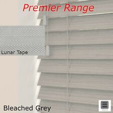 TOP QUALITY PREMIER RANGE WOODEN VENETIANS WITH TAPES IN 50MM SLATS ONLY