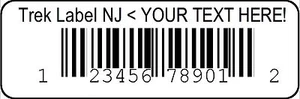 1000 UPC Bar Code Poly BOPP Plastic Weather & UV Resistant Stickers Labels - Picture 1 of 2