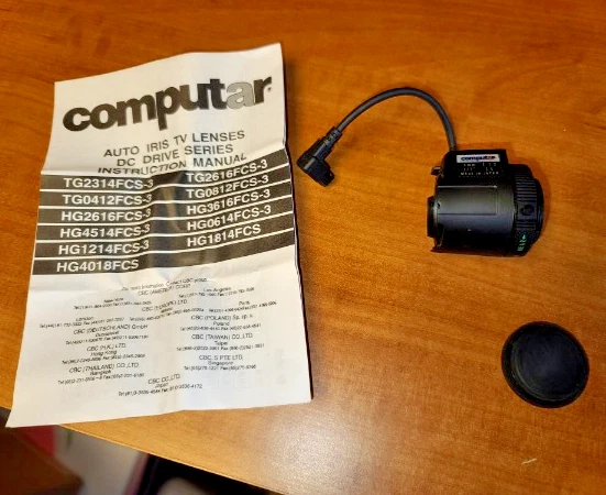 COMPUTAR TG0412FCS-3 4MM F1.2 TV LENS - Image 1 of 4