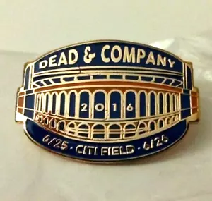 2016 CITIFIELD DEAD & COMPANY TOUR PIN GREATFUL 6/25/2016 & 6/26/2016 - Picture 1 of 2