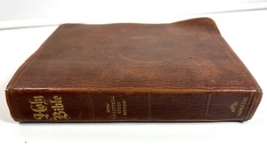 KJV New Analytical Study Bible Genuine leather, Brown, 1970 Imperial - Imagen 1 de 8