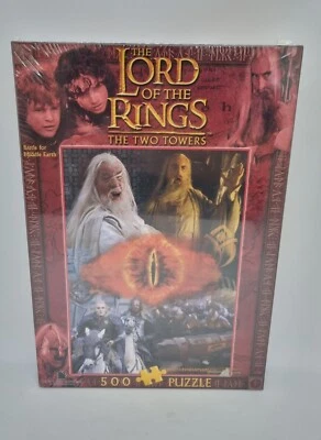 2002 The Two Towers The Lord of the Rings LOTR jigsaw puzzle 500 piece  - image 1 of 4