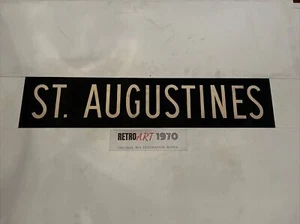 L161 Chesterfield Bus Blind 1950’s 36" GIFT - Saint St Augustines Augustine’s - Picture 1 of 12
