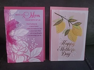 HALLMARK (2) HAPPY MOTHER'S DAY CARDS - NEW - Picture 1 of 8