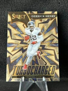 2021 Panini Select Football Derrick Henry Turbocharged #TUR-20 Tennessee Titans - Picture 1 of 1