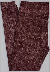 OS LuLaRoe One Size Leggings Heathered Print NWT U41 New - Picture 1 of 6