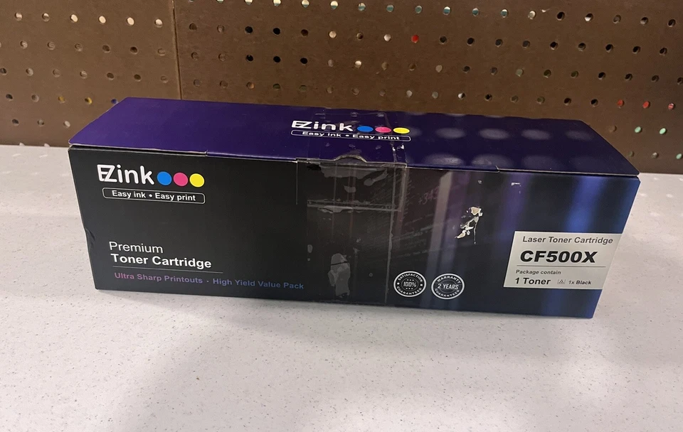 EZ LINK TONER Cartridge CF500X for many HP printers BLACK Fast Shipping! - Image 1 of 3