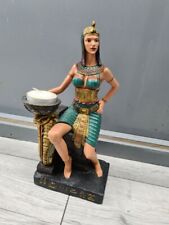 Katerina Prestige Stunning Egyptian Lady Queen On Throne Candle Holder Gift 24cm