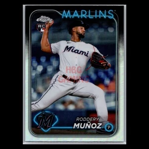 Roddery Munoz RC Refractor 2024 Topps Chrome Update Miami Marlins #USC164 - Picture 1 of 2