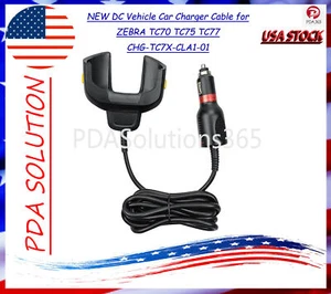 DC Vehicle Car Charger Cable for ZEBRA TC70 TC75 TC77 CHG-TC7X-CLA1-01 USA STOCK - Picture 1 of 8