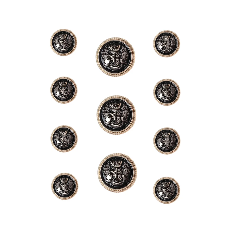 1set Lion Shield Metal Blazer Buttons set for Suit Jacket Coat Clothing - Image 1 of 1