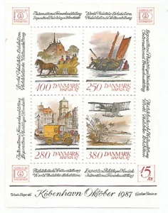 Dänemark Block 5 (aus 1987) HAFNIA `87 postfrisch - Bild 1 von 1