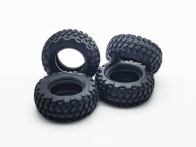 TAMIYA "ROCK BLOCK" REIFEN (4 STÜCK) HIGH LIFT BRONCO UNIMOG ETC. CC-01 CC-02 - Bild 1 von 2