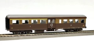 OS.KAR 3360 Scala HO Carrozza tipo Corbellini 1/2^ cl. FS castano isabella