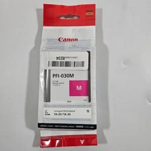 Canon PFI-030M Pigment Magenta 55ml Ink Tank TA-20 TA-30 EXP. 10/2025 - Picture 1 of 3