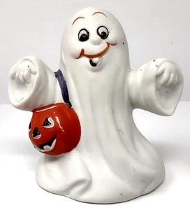 Halloween Ghost With Pumpkin Small - Picture 1 of 5