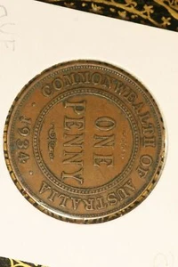 1934 - Australia Penny - aVF - Picture 1 of 2