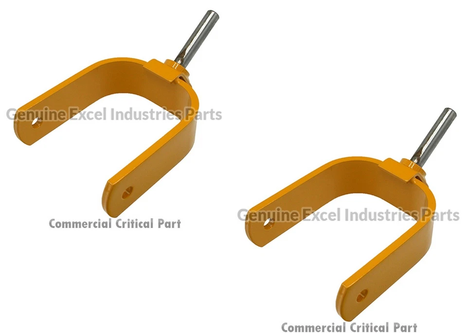 2 PK OEM Hustler Super Z X-one Zero Turn HD Front Caster Fork 116890 113621