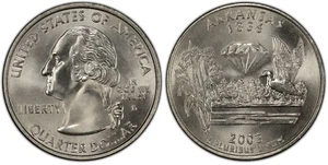 2003 D ARKANSAS STATE QUARTER Choice Unc From Mint Rolls - Picture 1 of 1