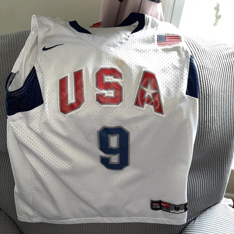 Dwayne Wade 2004 Team USA Nike Jersey #9 Size Medium Rare Jersey Cover