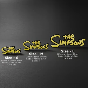 Letrero de exhibición de logotipo impreso en 3D de Los Simpson - Show/Película - Imagen 1 de 3