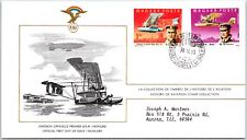 HISTORY OF AVIATION TOPICAL FIRST DAY COVER SERIES 1978 - HUNGARY 1ft AND 5ft