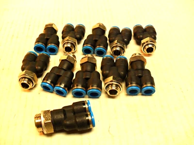 QTY 11 - QSY-G1/4-8 Festo Y - Swivel - Male Thread, 1/4in - 186183 - Image 1 of 3