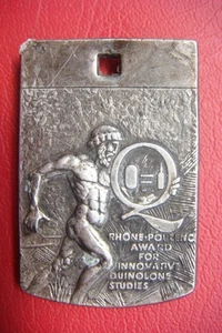 Seltene 1990 Rhone-Poulenc Chinolone Award Medaille Vancouver Pharma PICHARD SAUMUR - Bild 1 von 24