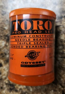 Odyssey Toro Pro Needle Roller Bearing NEW / NOS 1-1/8" Headset Vintage Silver - Image 1 of 4