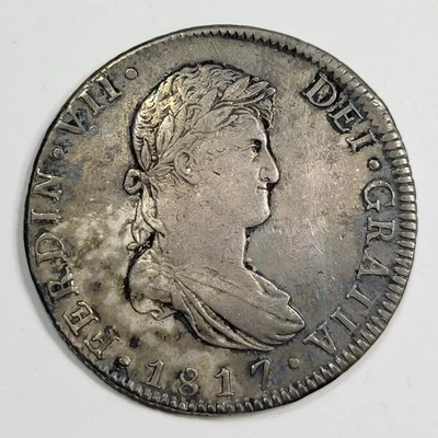 1817 Mo Mexico Silver 8 Reales Great Condition Ferdinand VI Original *K917 - Image 1 of 2