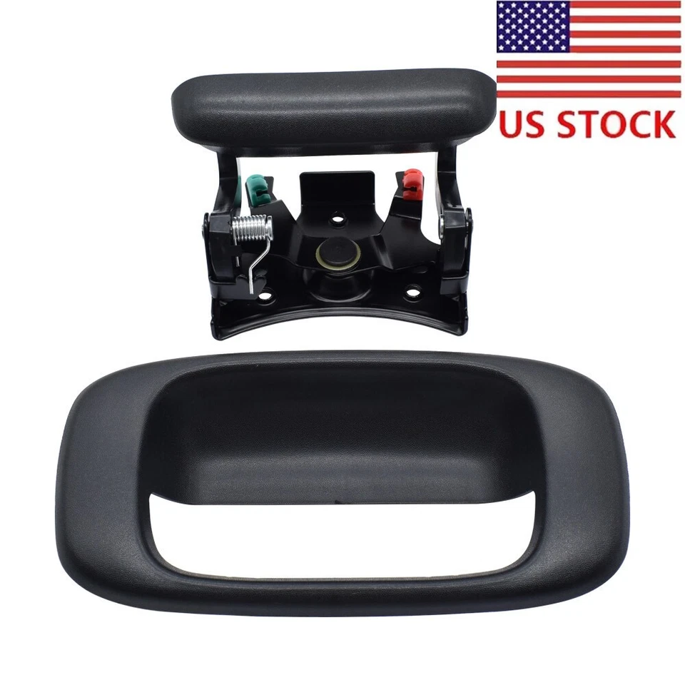 Manija y bisel de puerta trasera para 99-06 Chevy Silverado GMC Sierra 15997911 15228539 Foto 1 de 4