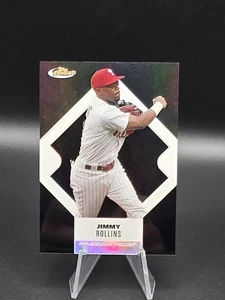 Jimmy Rollins /99 - 2006 Topps Finest, Black Refractor #80 - Picture 1 of 2