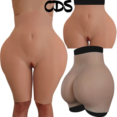 Silicone Hip Shaping Pants Thicken Butt Fake Vagina Sexy Butt Hip Up Enhancer - Bild 1 von 4