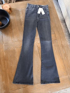 Bota ajustada de tiro ultra alto talla 27 nueva con etiquetas 7 For All Mankind - Imagen 1 de 7