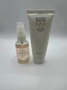 Naked Manicure siero idratante mani e corpo 2 once e crema corpo curativa set - Foto 1 di 1
