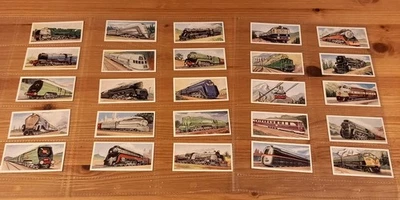 BARRATT & Co Ltd. - FULL SET (25) WORLD LOCOMOTIVES 1961 - VGC - Image 1 of 3
