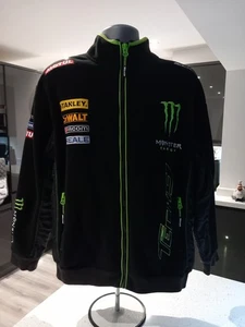 Giacca Monster Energy Tech3 Team Large Nero Verde MotoGP Racing Ufficiale - Foto 1 di 4