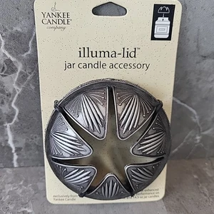 Yankees Kerze Illuma Deckel antik silberfarben Metall Topper #1050518 - Bild 1 von 7