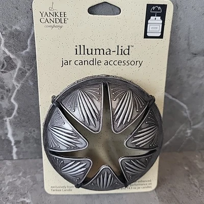 Tapa de metal Yankee Candle Illuma antigua tono plata #1050518 Foto 1 de 4