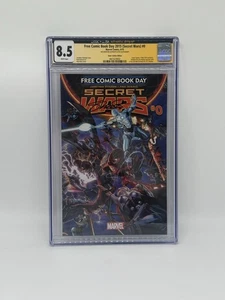 Día del Cómic Gratis 2015 (Secret Wars) #0 Marvel Comics junio 2015 CGC 8,5 FIRMADO - Imagen 1 de 2