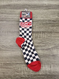 Blue Q Grumpy Old Man Crew-Socken Herren Schuhgröße 7-12 gekämmte Baumwolle neu mit Etikett - Bild 1 von 5