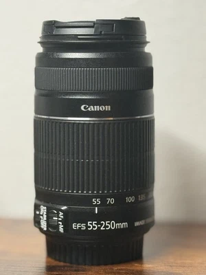 Canon EF-S 55-250mm f/4-5.6 IS STM Telephoto Zoom Lens - Image 1 of 4