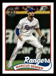 2024 Topps Update Marcus Semien #89US-5 1989 Topps Baseball Rangers - Picture 1 of 2