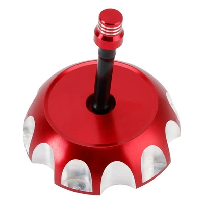CNC Fuel Tank Cap w/Vent Red For Suzuki DRZ125 RMZ250 DRZ LTZ 250 400 LTR450 - Image 1 of 4