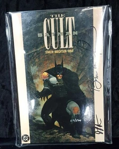 THE CULT BATMAN signed #119/500, vintage 1991, seal not broken, new - Picture 1 of 8