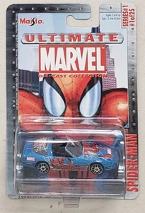 MAISTO ULTIMATE MARVEL (SERIES #1) #1 OF 25 SPIDER-MAN CHEVROLET CORVETTE ZR-1 - Picture 1 of 6